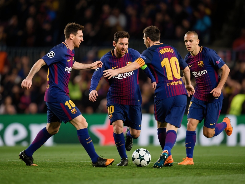 梅西职业生涯联赛进球突破500,平均每场豪取0.85球 任何巨星的成功都离不开队友的支持。梅西职